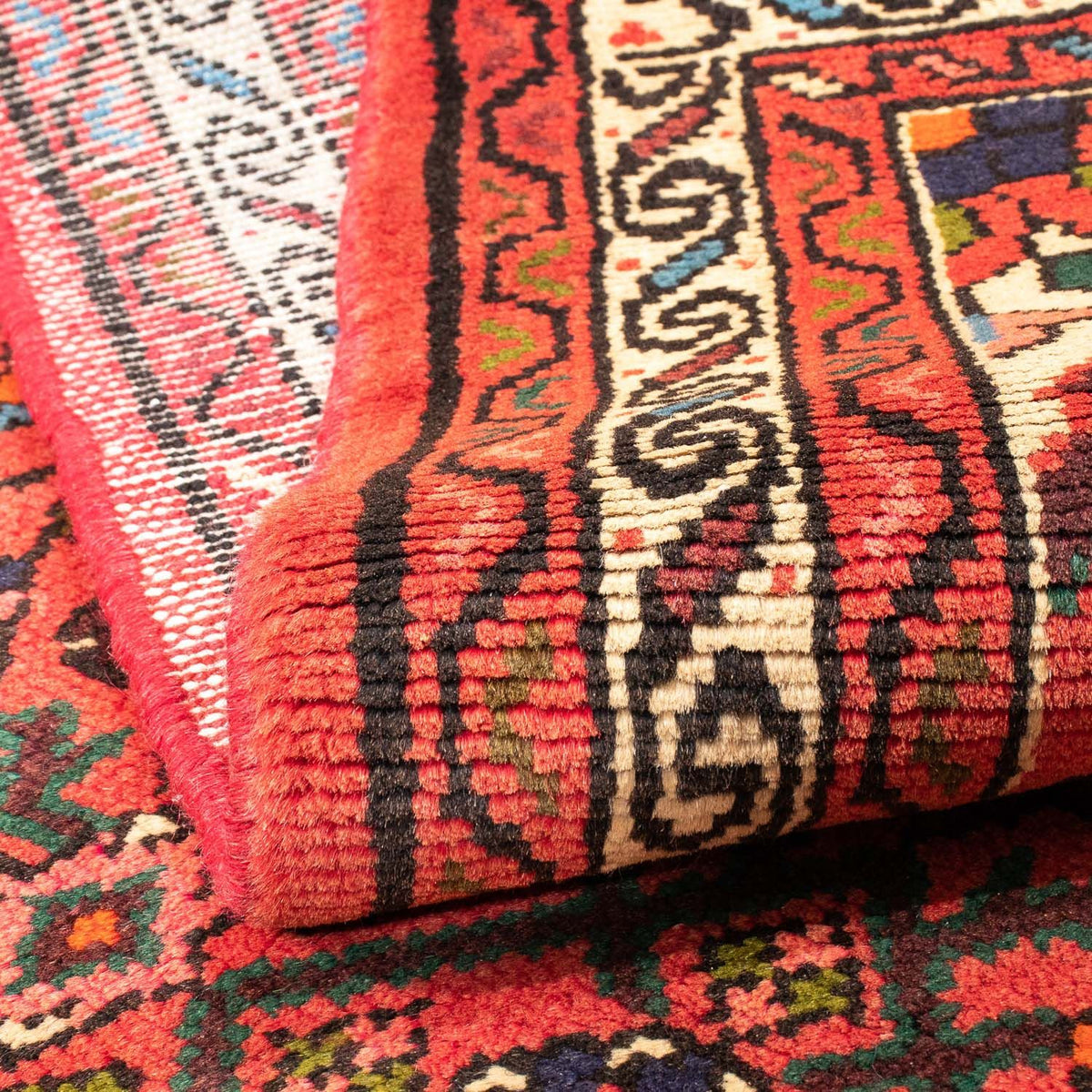 Alfombra persa - Nómada - 146 x 100 cm - rojo