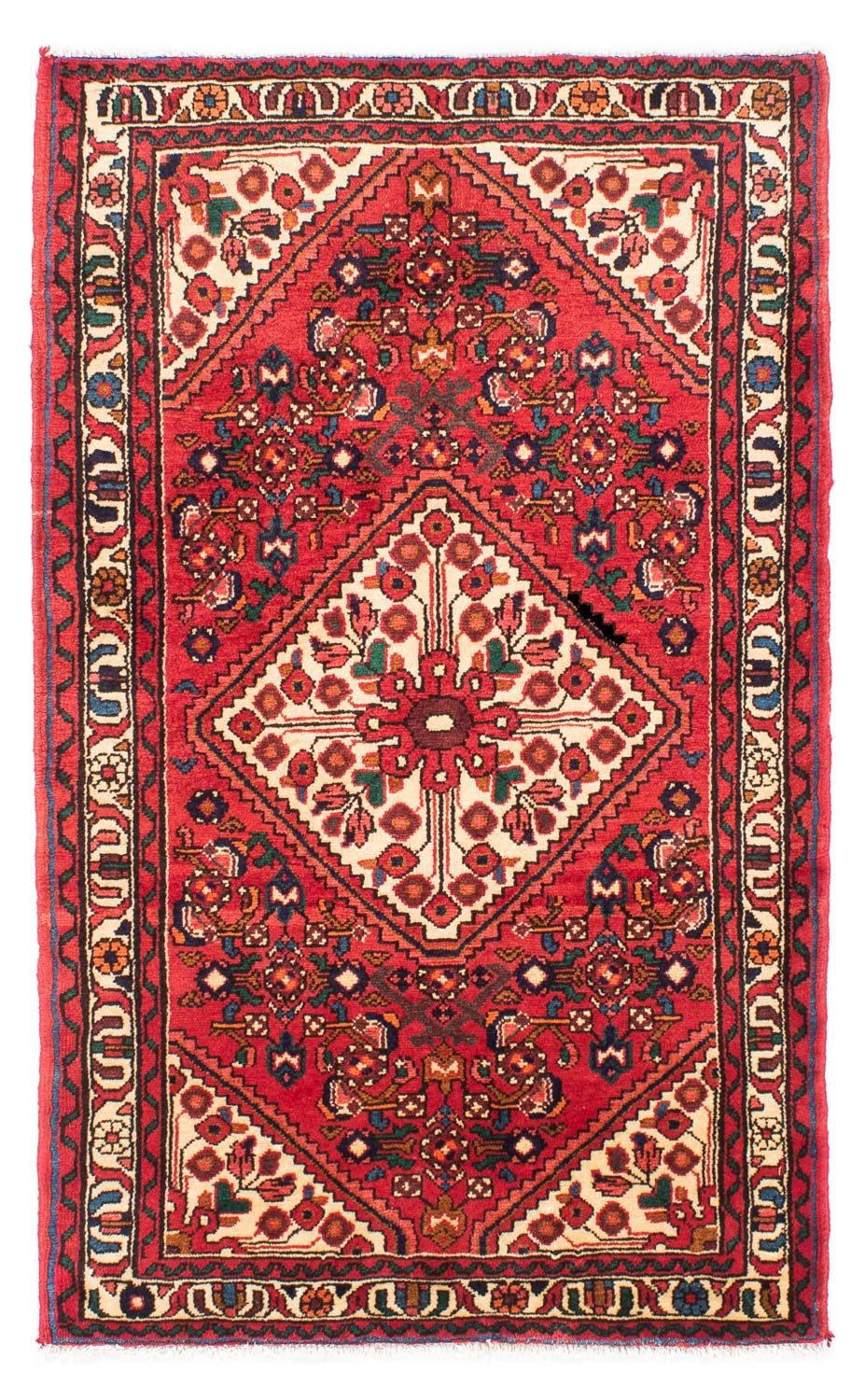 Alfombra persa - Nómada - 160 x 108 cm - rojo