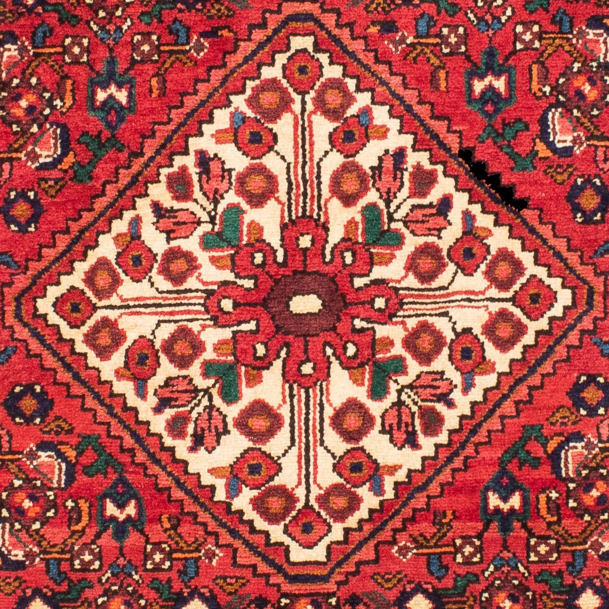 Alfombra persa - Nómada - 160 x 108 cm - rojo