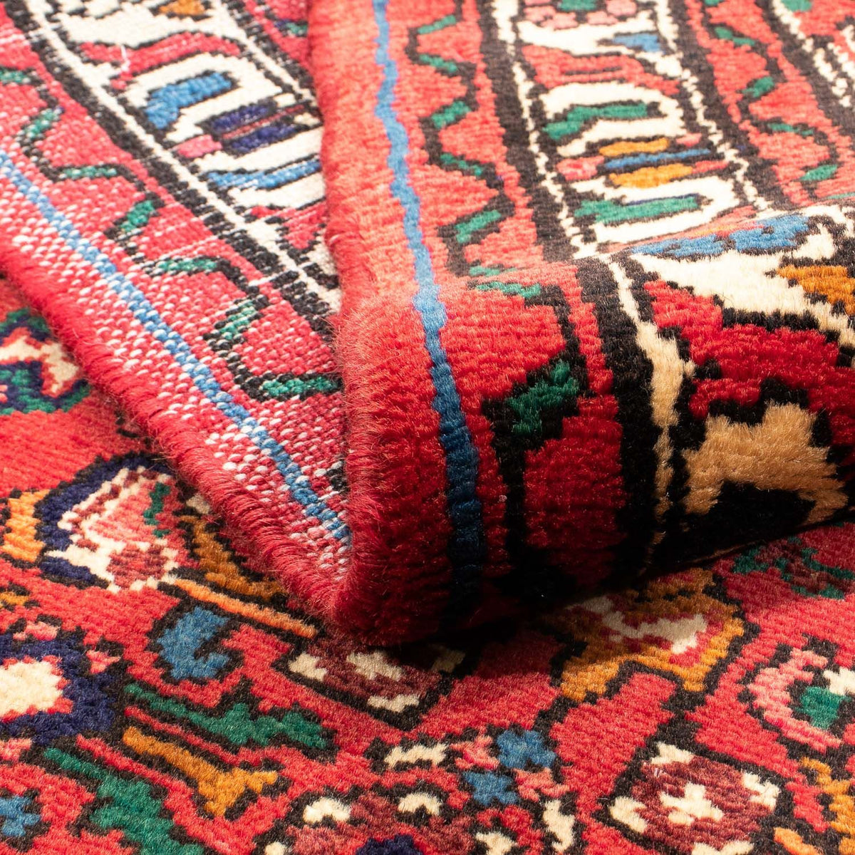 Alfombra persa - Nómada - 160 x 108 cm - rojo