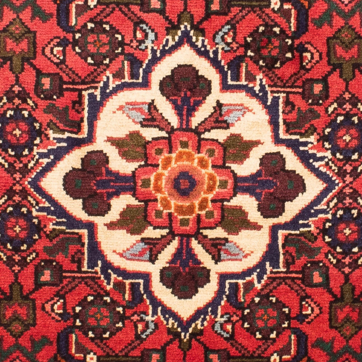 Alfombra persa - Nómada - 152 x 103 cm - rojo oscuro