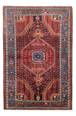 Alfombra persa - Nómada - 163 x 110 cm - rojo