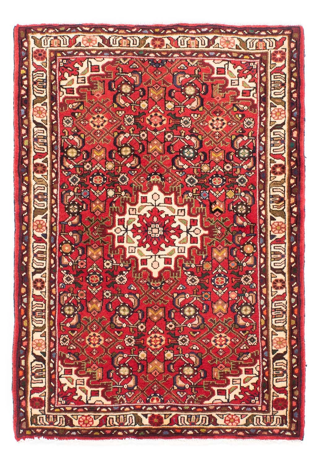 Alfombra persa - Nómada - 144 x 105 cm - rojo