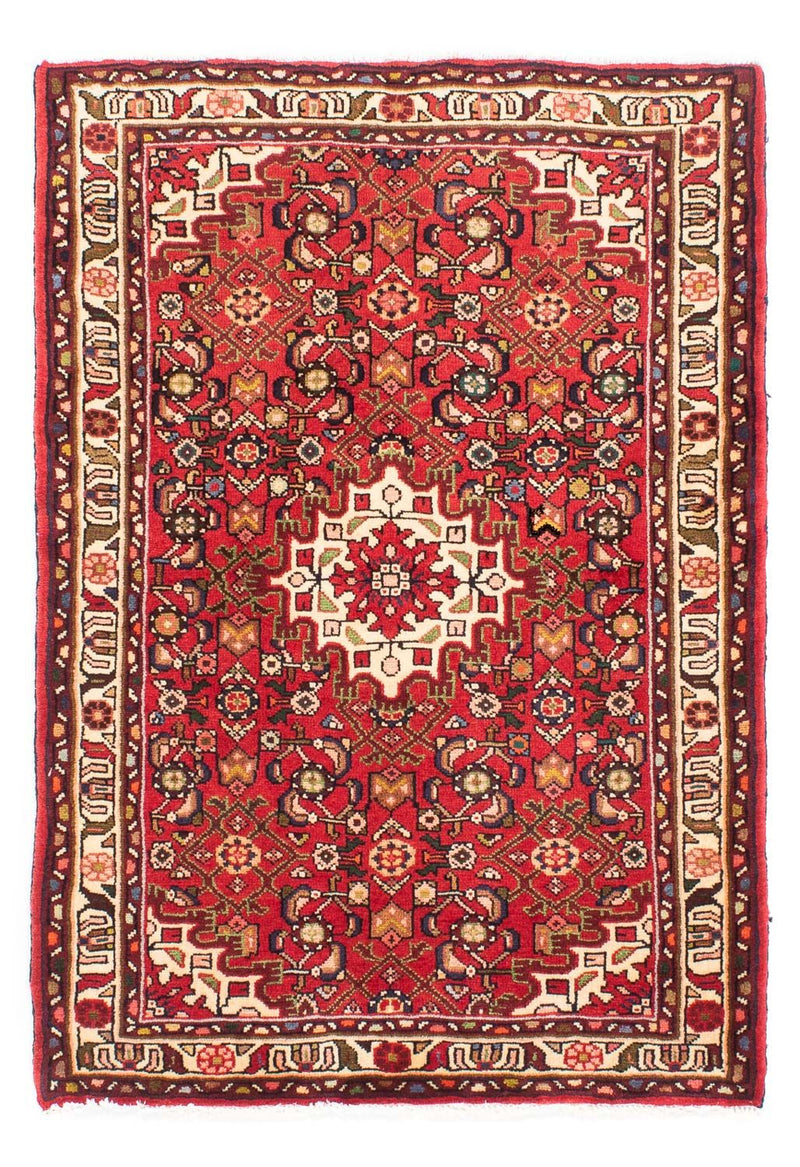 Alfombra persa - Nómada - 144 x 105 cm - rojo
