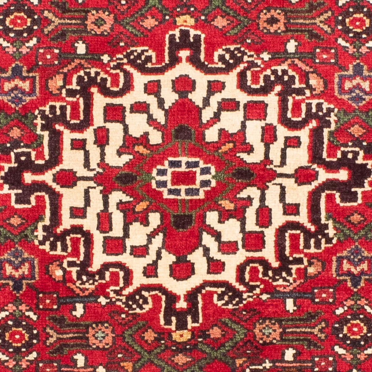 Alfombra persa - Nómada - 150 x 115 cm - rojo
