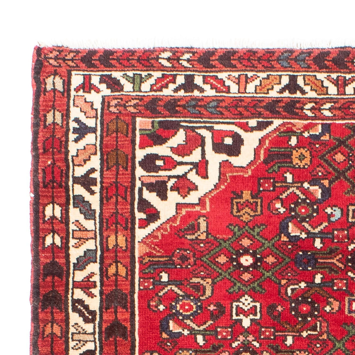 Alfombra persa - Nómada - 150 x 115 cm - rojo