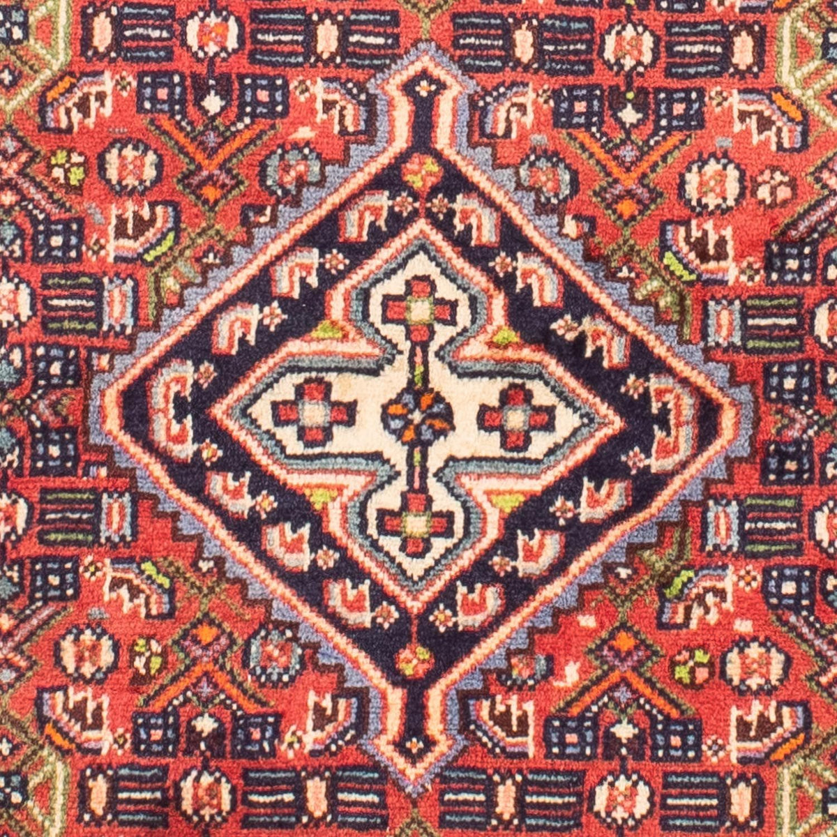 Alfombra persa - Nómada - 146 x 105 cm - rojo
