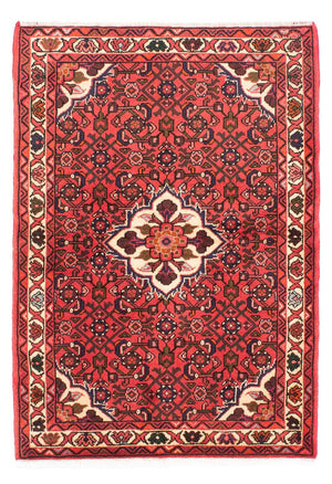Alfombra persa - Nómada - 155 x 105 cm - rojo