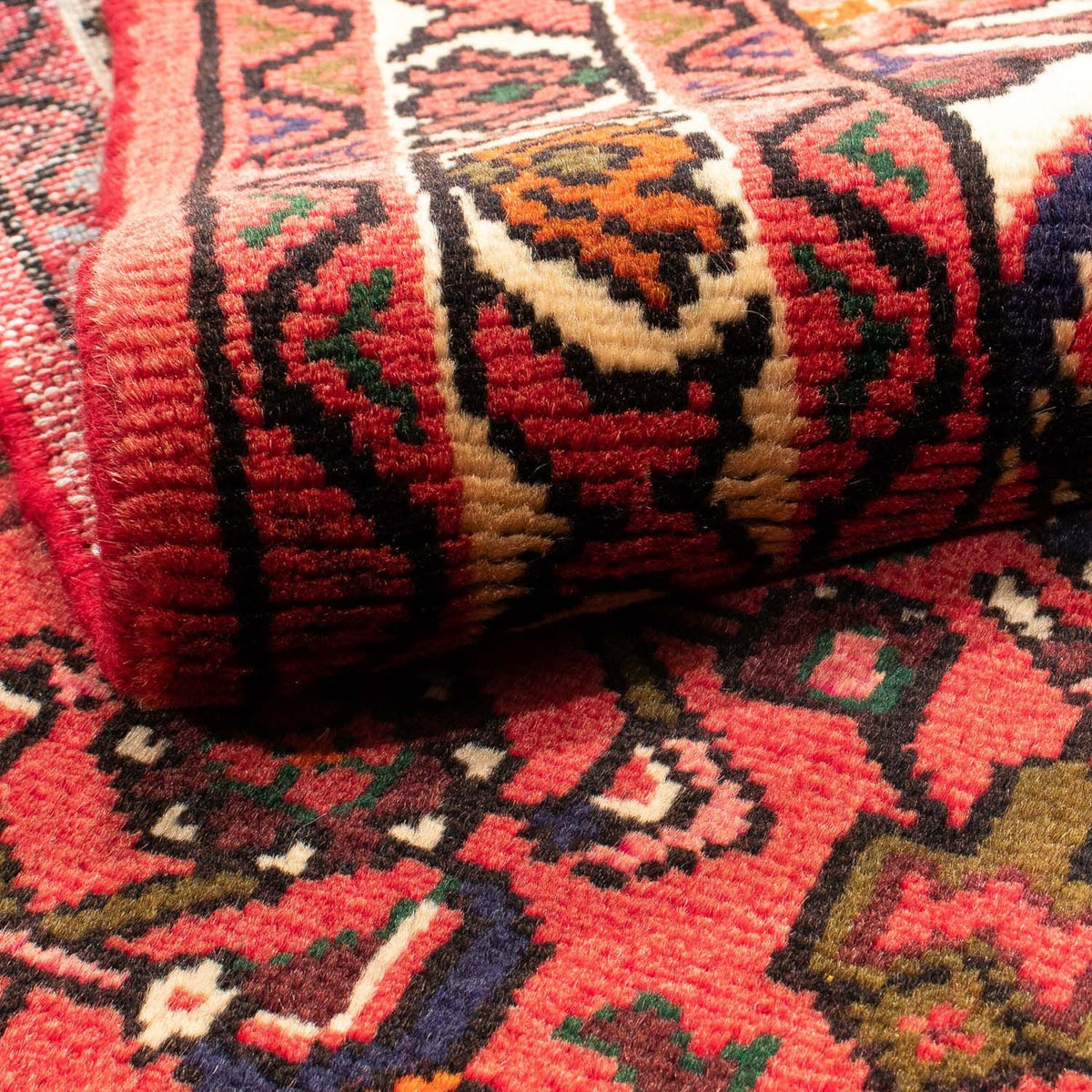Alfombra persa - Nómada - 155 x 105 cm - rojo
