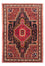 Alfombra persa - Nómada - 162 x 110 cm - azul oscuro