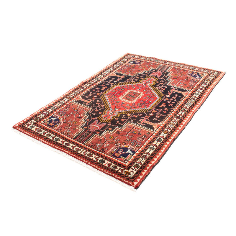 Alfombra persa - Nómada - 162 x 110 cm - azul oscuro