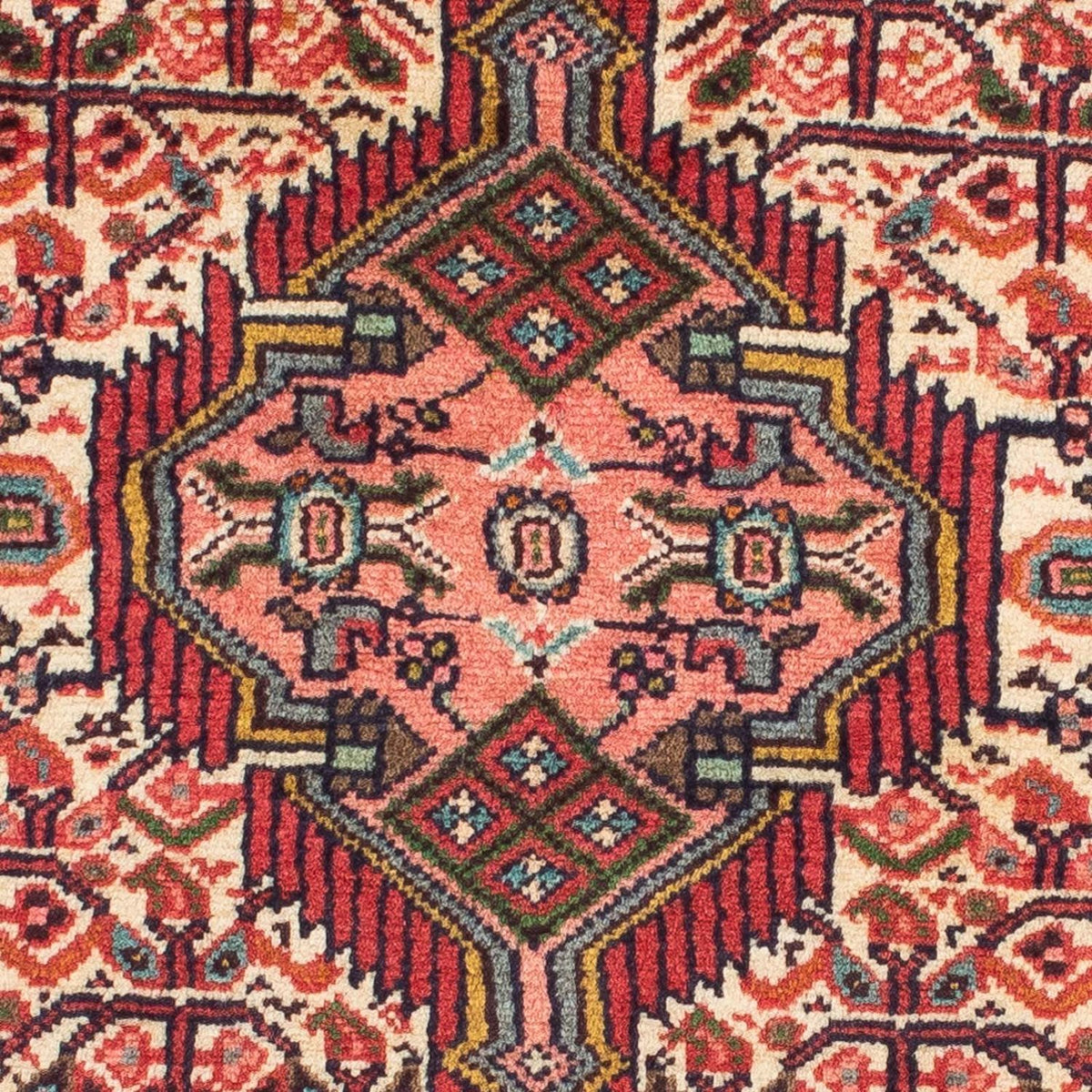 Alfombra de pasillo Alfombra persa - Nómada - 195 x 76 cm - rojo oscuro