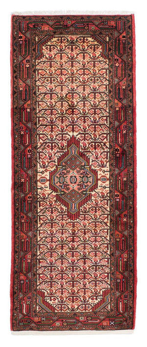 Alfombra de pasillo Alfombra persa - Nómada - 217 x 85 cm - rojo claro