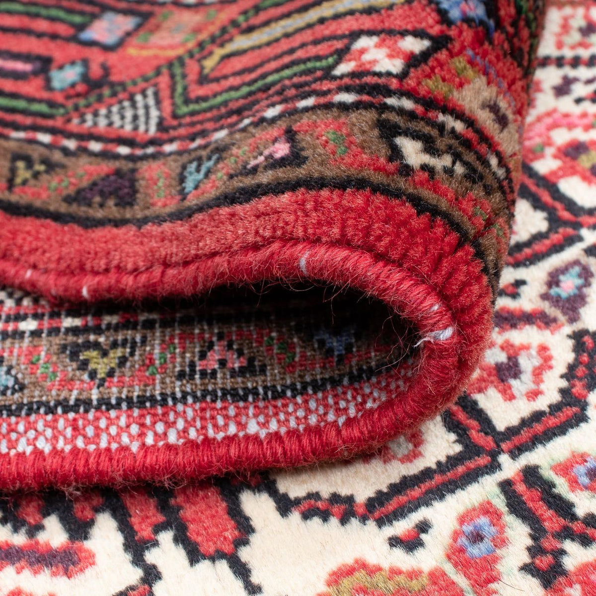 Alfombra de pasillo Alfombra persa - Nómada - 217 x 85 cm - rojo claro