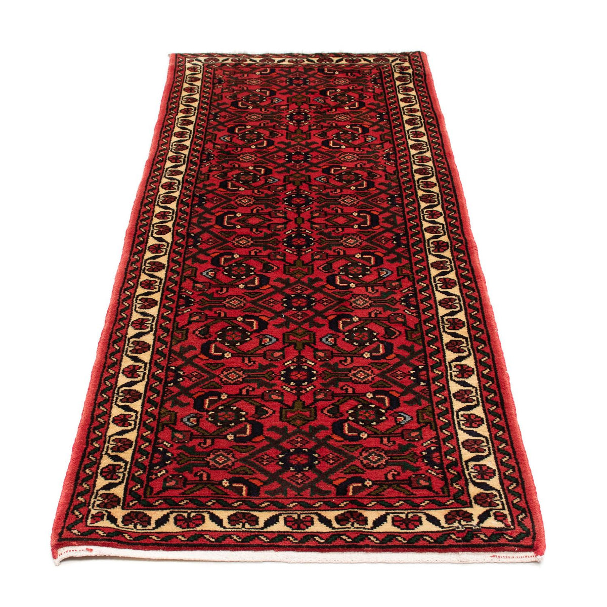 Alfombra de pasillo Alfombra persa - Nómada - 200 x 73 cm - rojo oscuro
