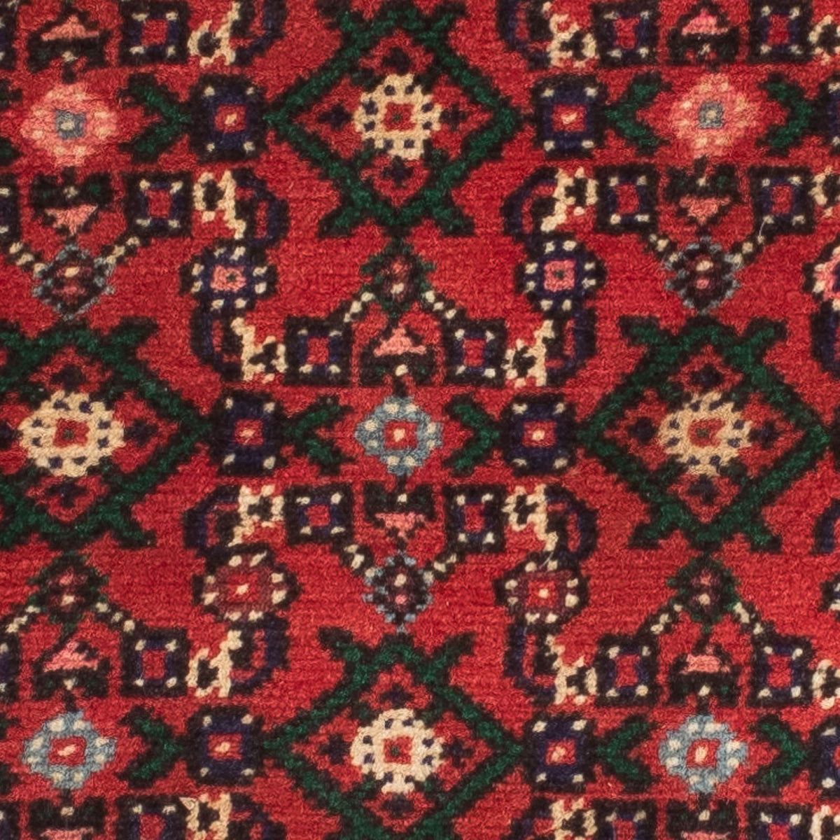 Alfombra de pasillo Alfombra persa - Nómada - 196 x 70 cm - rojo oscuro