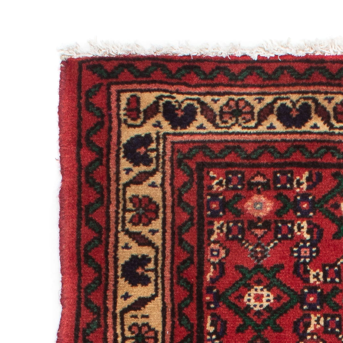 Alfombra de pasillo Alfombra persa - Nómada - 196 x 70 cm - rojo oscuro
