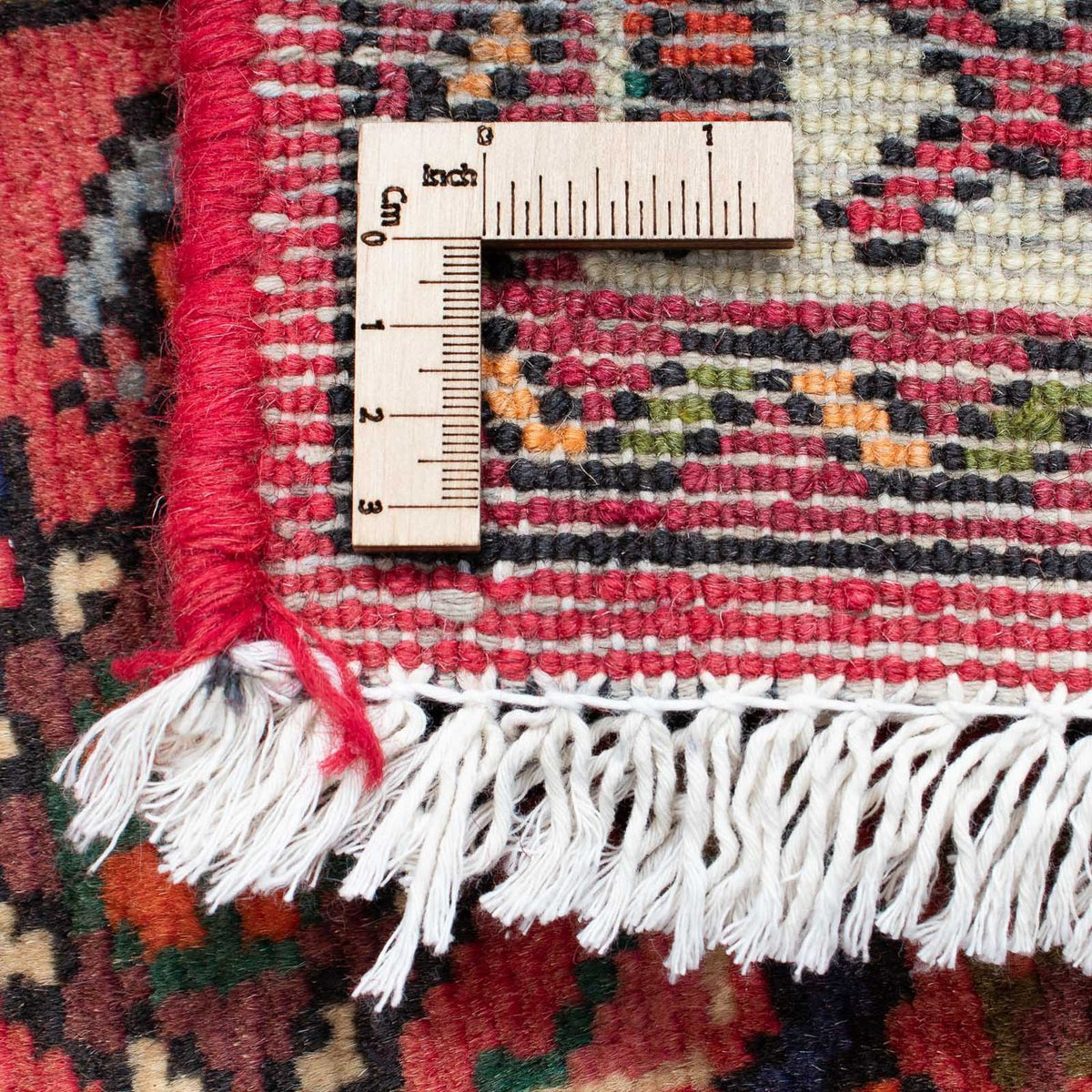 Alfombra de pasillo Alfombra persa - Nómada - 210 x 73 cm - rojo oscuro