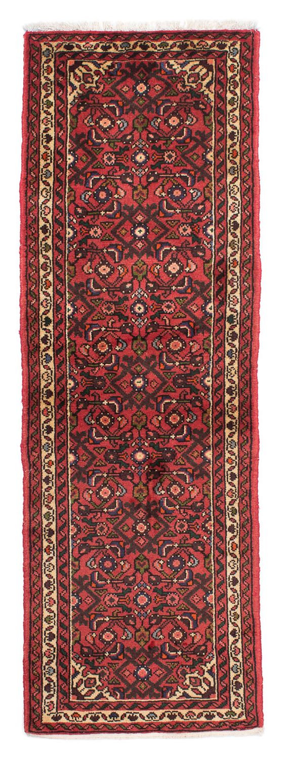 Alfombra de pasillo Alfombra persa - Nómada - 190 x 67 cm - rojo oscuro