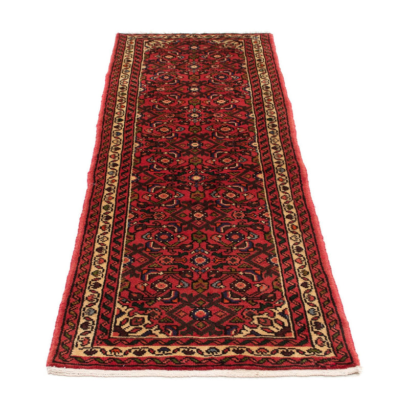 Alfombra de pasillo Alfombra persa - Nómada - 190 x 67 cm - rojo oscuro