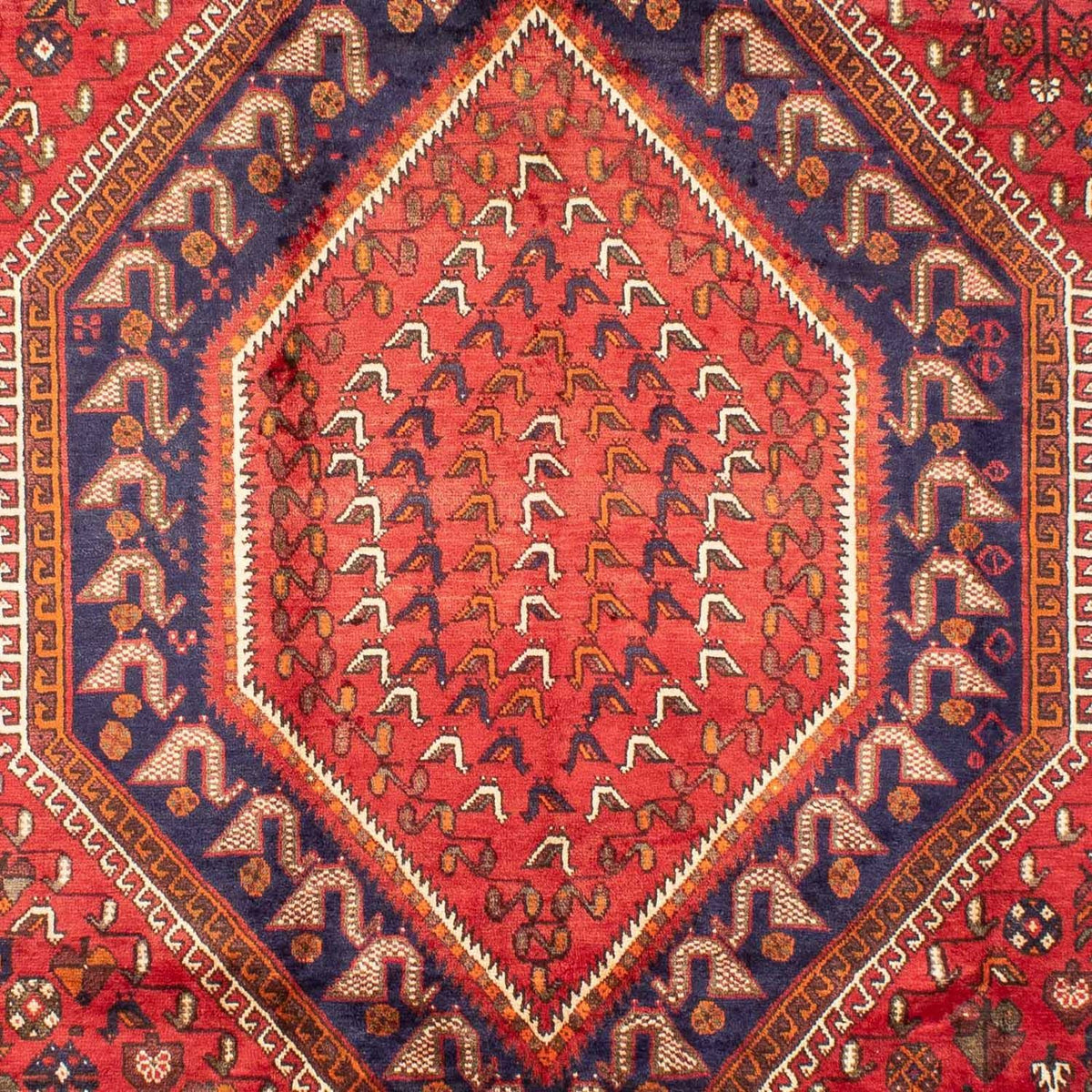 Alfombra persa - Nómada - 298 x 207 cm - rojo