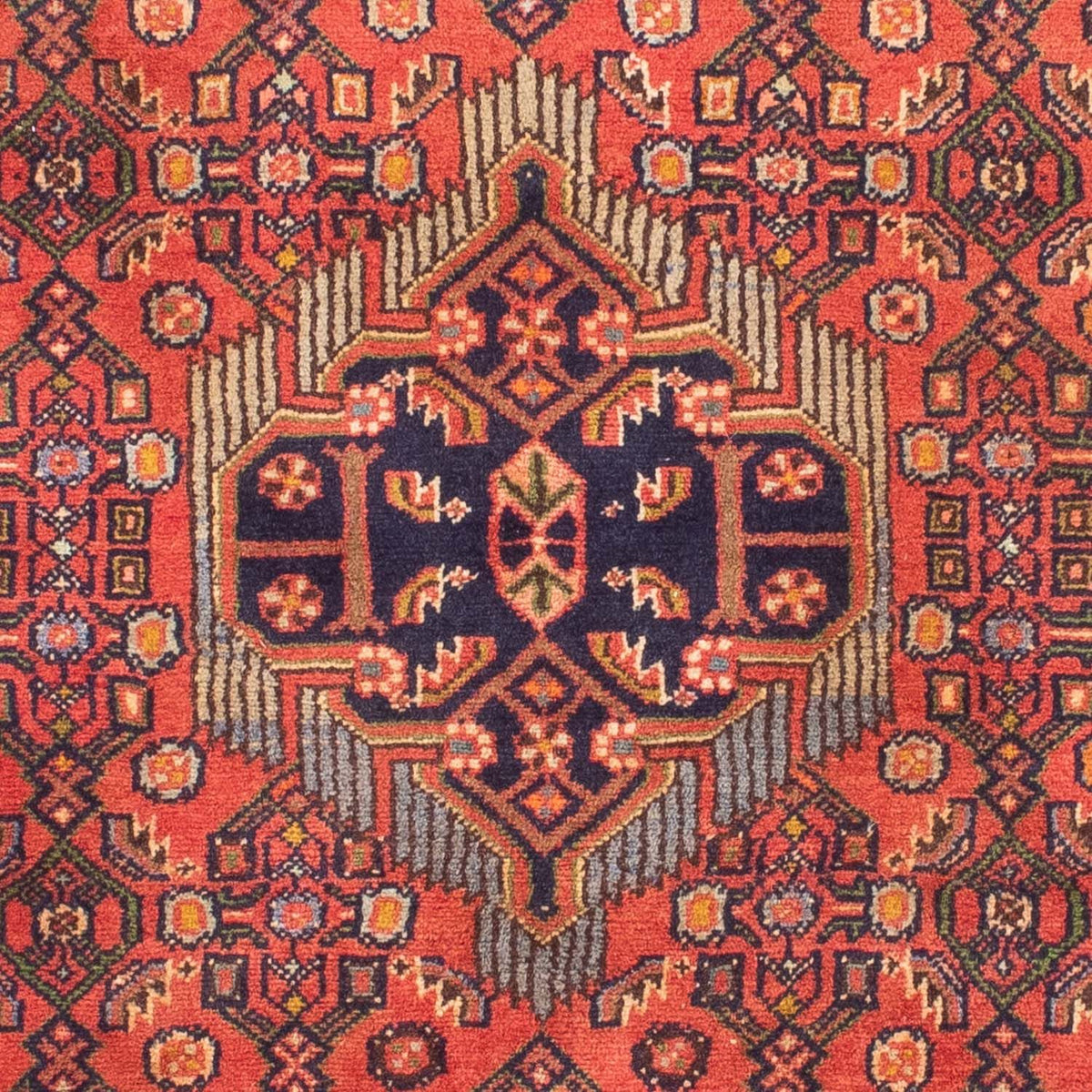 Alfombra persa - Nómada - 155 x 100 cm - rojo claro