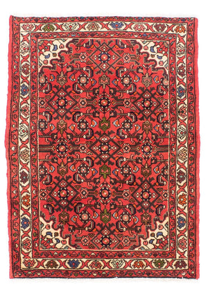 Alfombra persa - Nómada - 140 x 103 cm - rojo