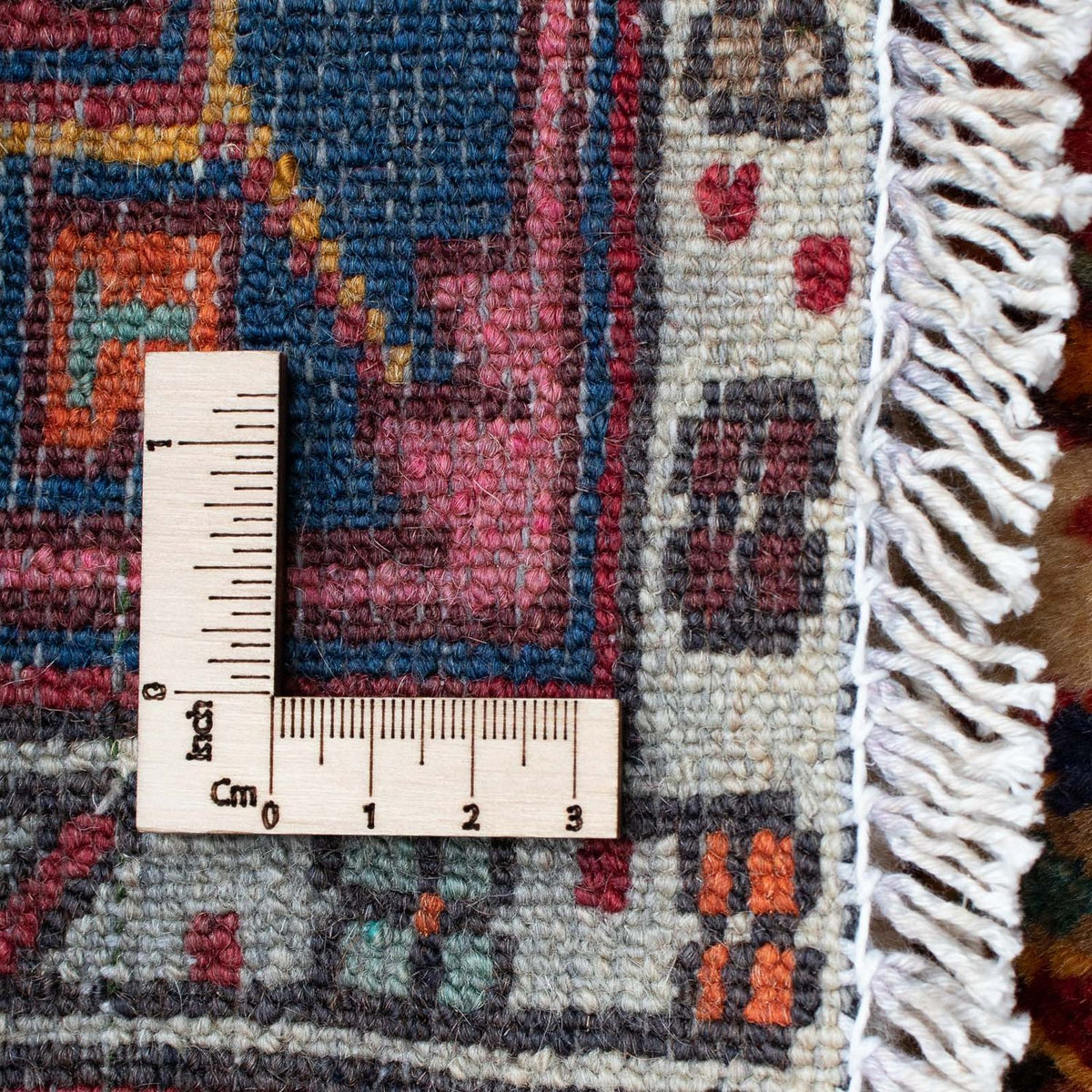 Alfombra persa - Nómada - 130 x 95 cm - multicolor