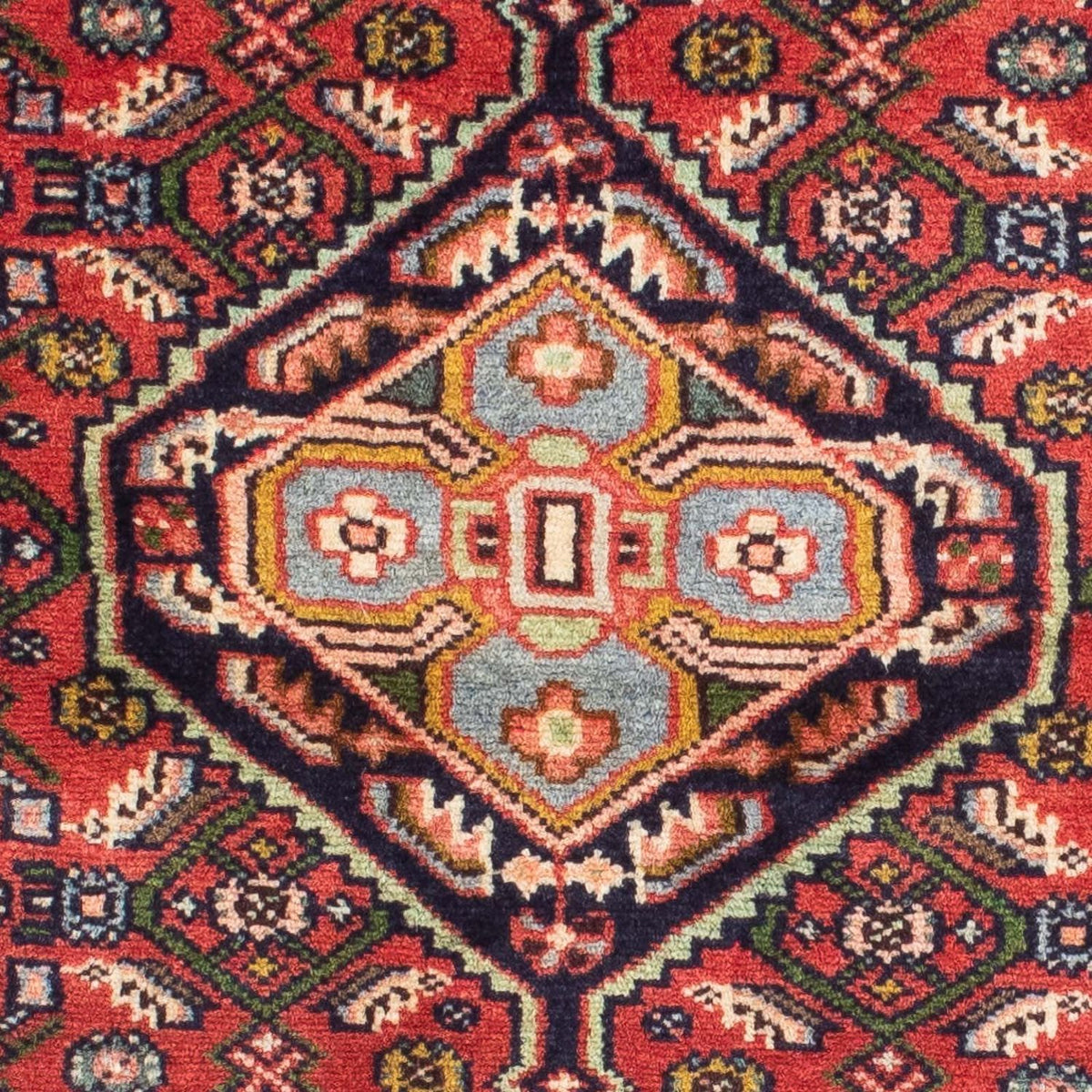 Alfombra de pasillo Alfombra persa - Nómada - 193 x 77 cm - rojo oscuro