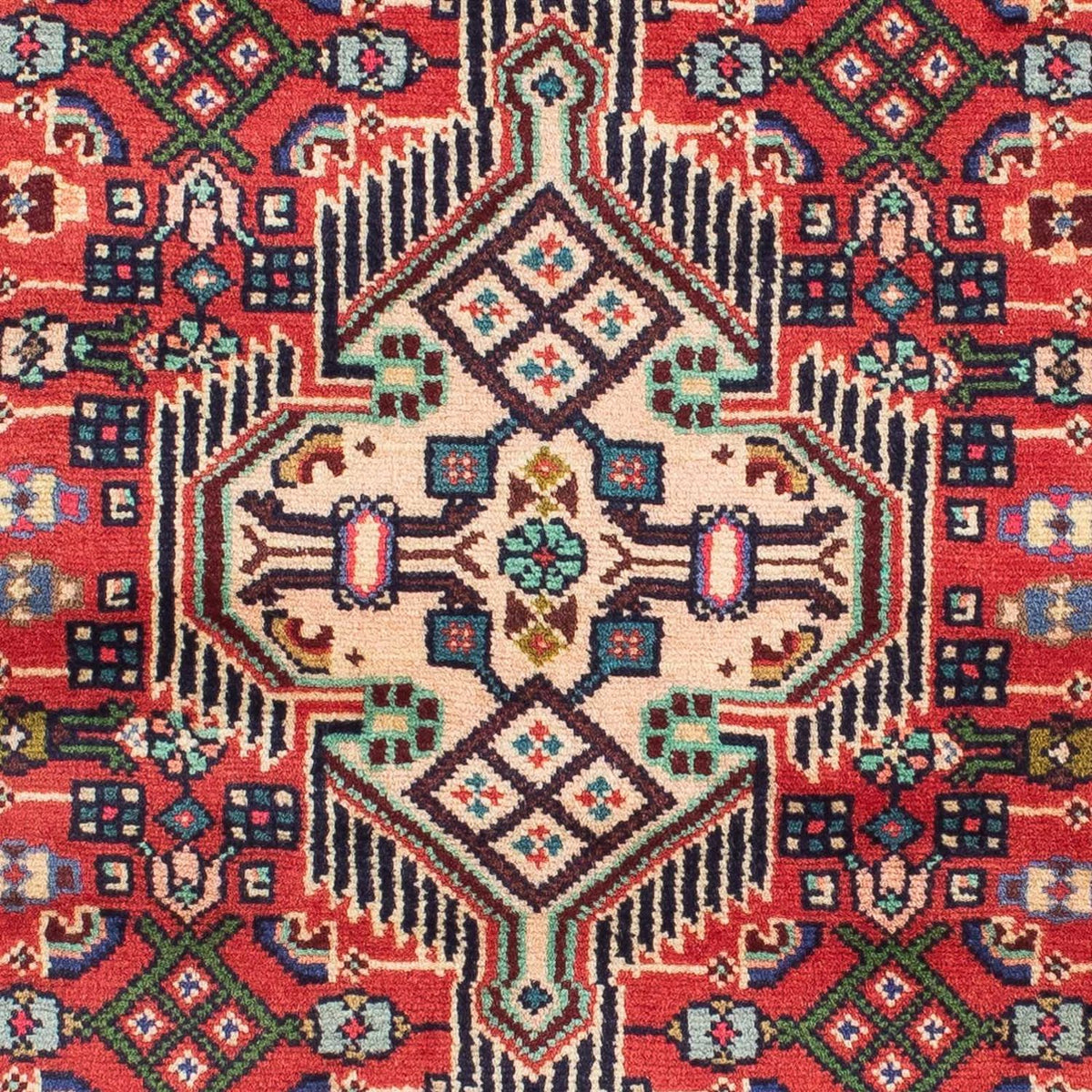 Alfombra de pasillo Alfombra persa - Nómada - 190 x 78 cm - rojo claro