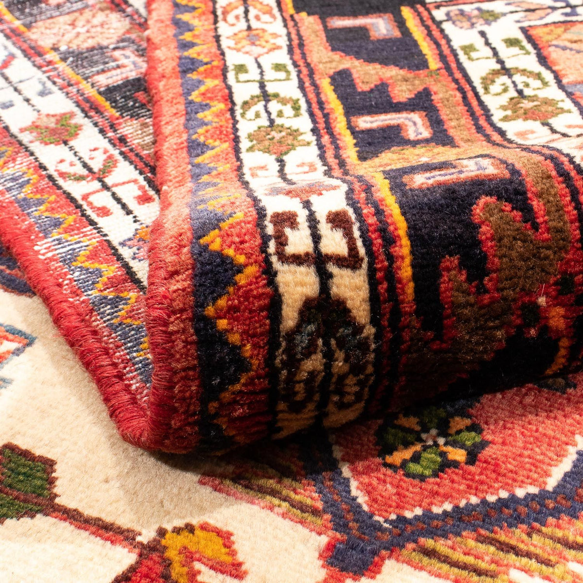 Alfombra persa - Nómada - 205 x 142 cm - rojo