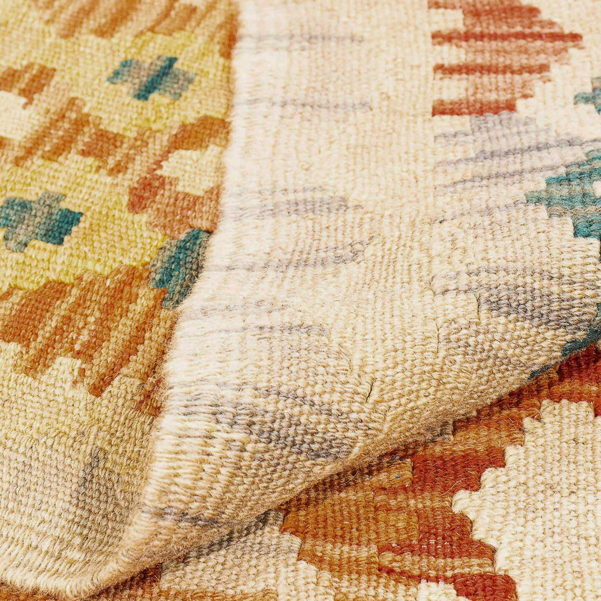 Alfombra Kelim - Splash - 299 x 203 cm - multicolor