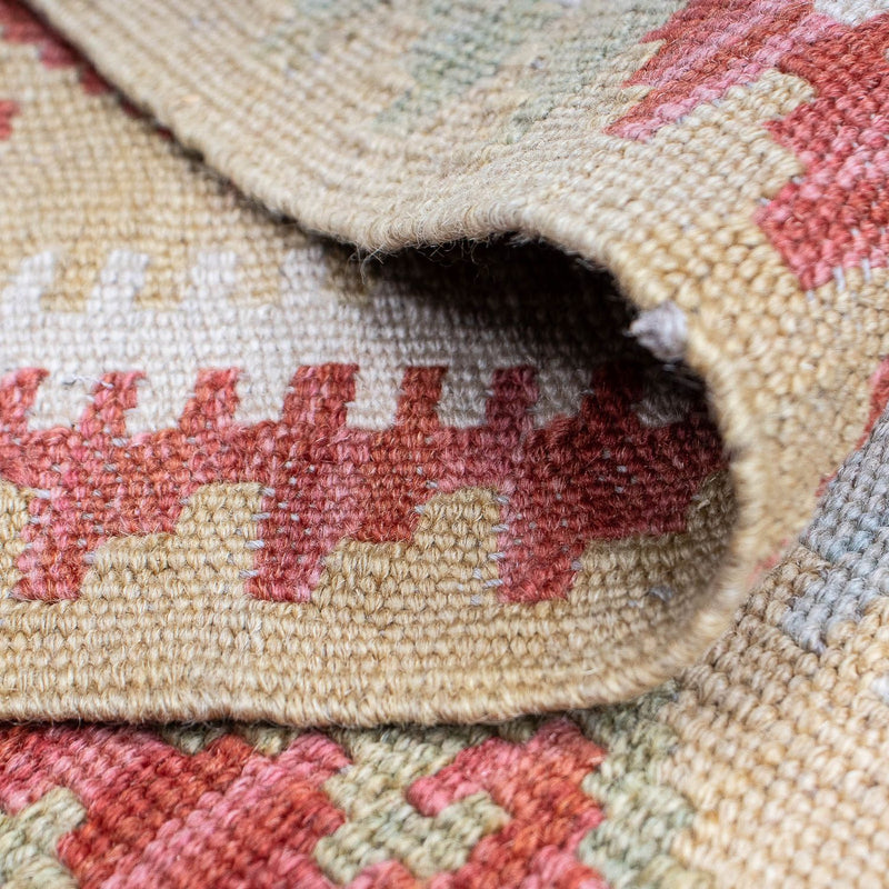 Alfombra de pasillo Alfombra Kelim - Splash - 287 x 83 cm - multicolor