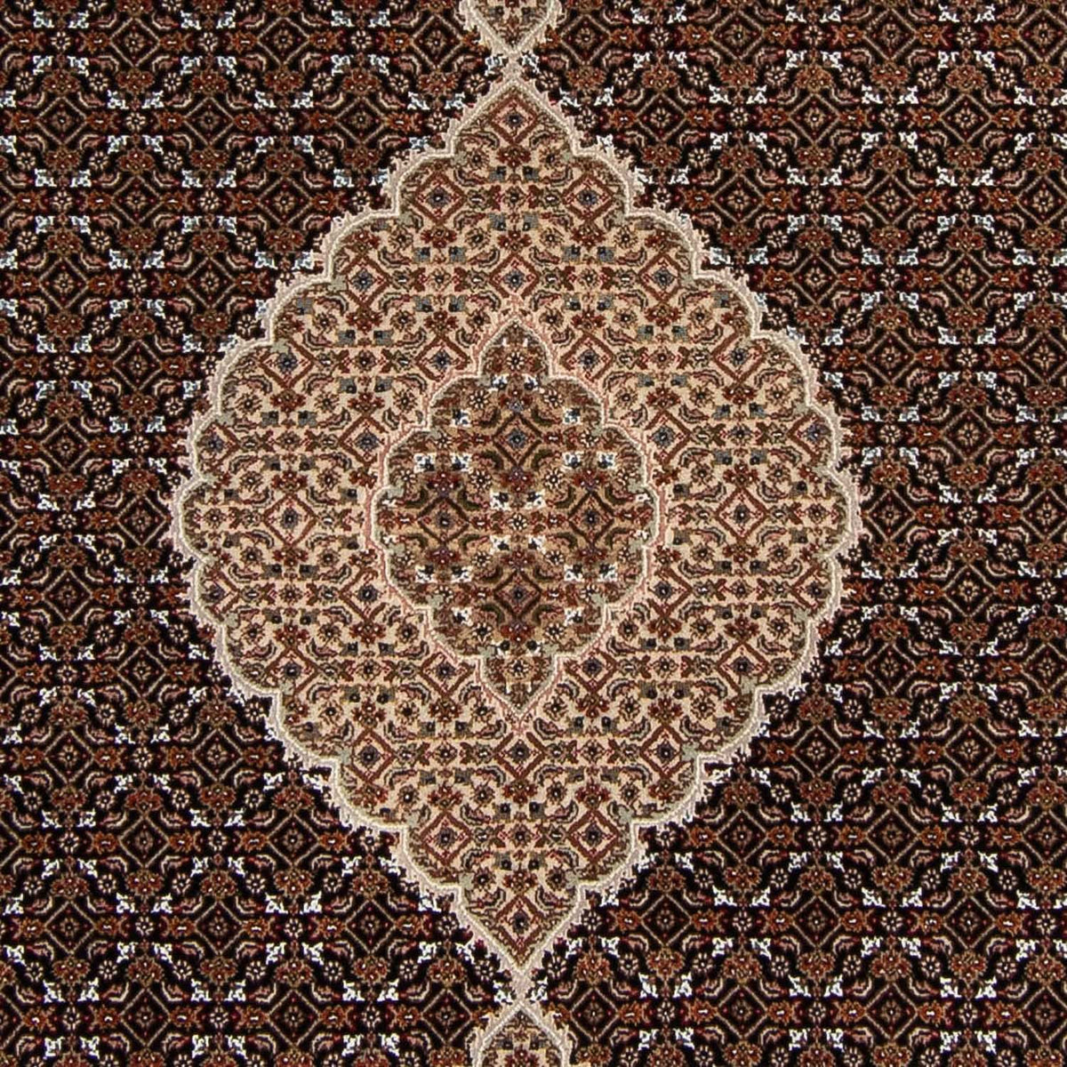 Alfombra persa - Tabriz - 300 x 201 cm - azul oscuro
