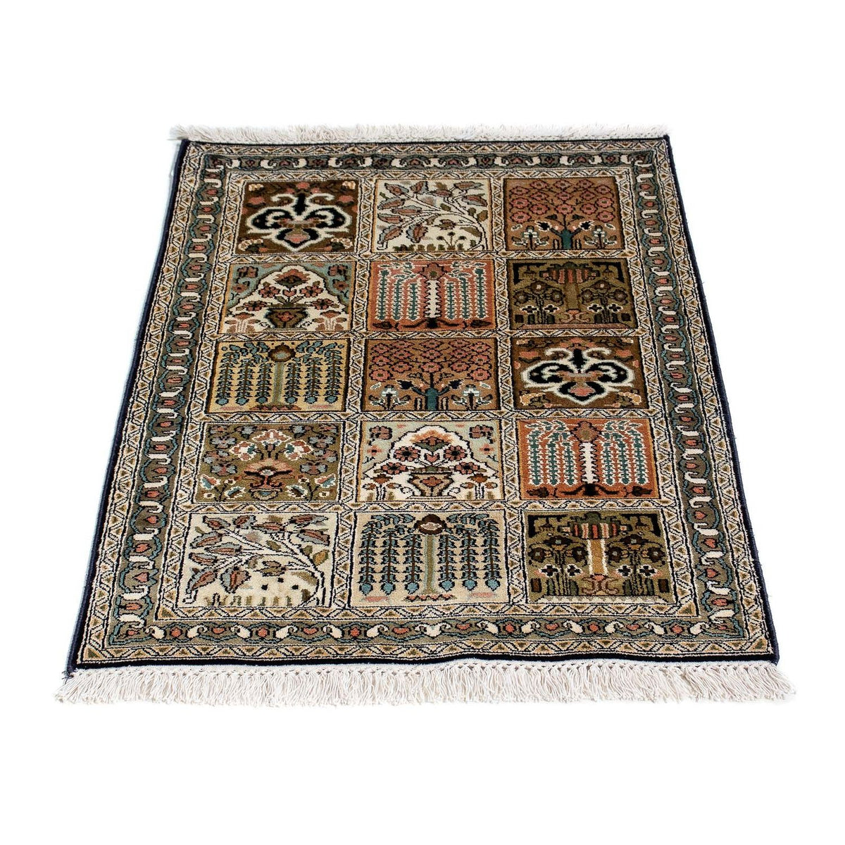 Alfombra persa - Clásica - 91 x 62 cm - multicolor