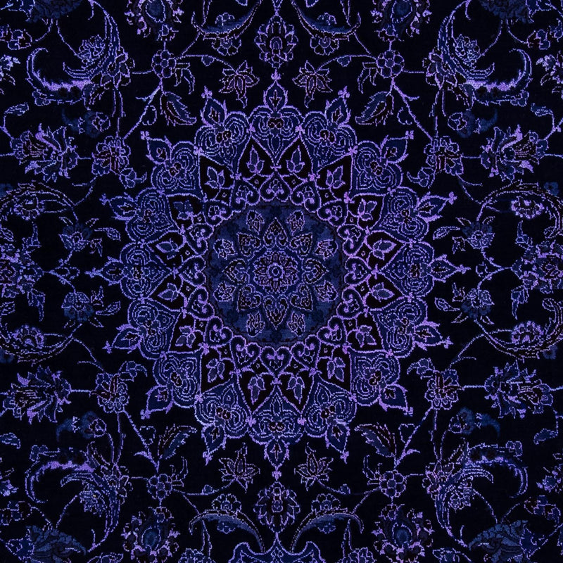 Alfombra persa - Nain - 295 x 193 cm - azul oscuro