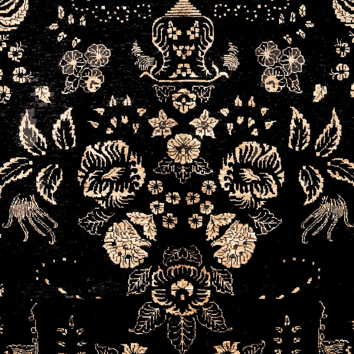 Alfombra de diseño - 301 x 212 cm - azul oscuro
