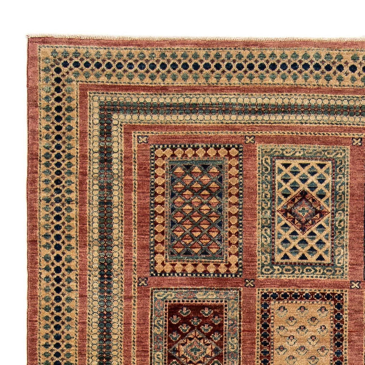 Alfombra Ziegler - 224 x 174 cm - marrón oscuro