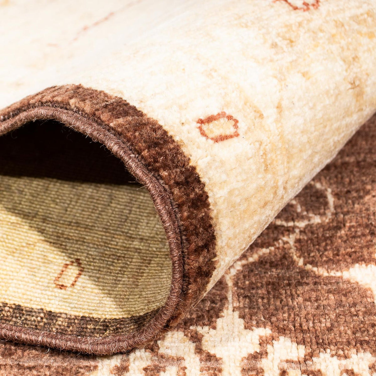 Alfombra persa - Nómada - 233 x 167 cm - marrón