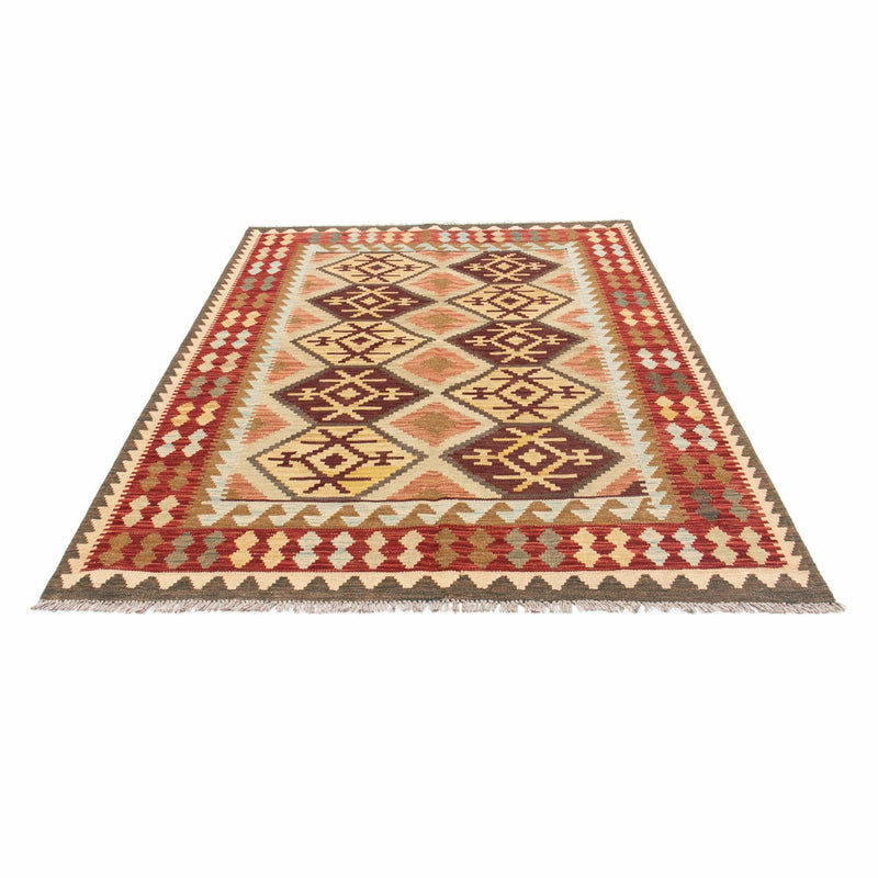 Alfombra Kelim - Oriental - 201 x 153 cm - beige