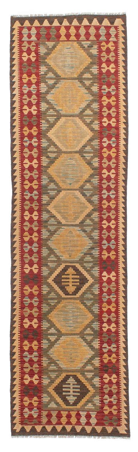 Alfombra de pasillo Alfombra Kelim - Splash - 295 x 76 cm - multicolor