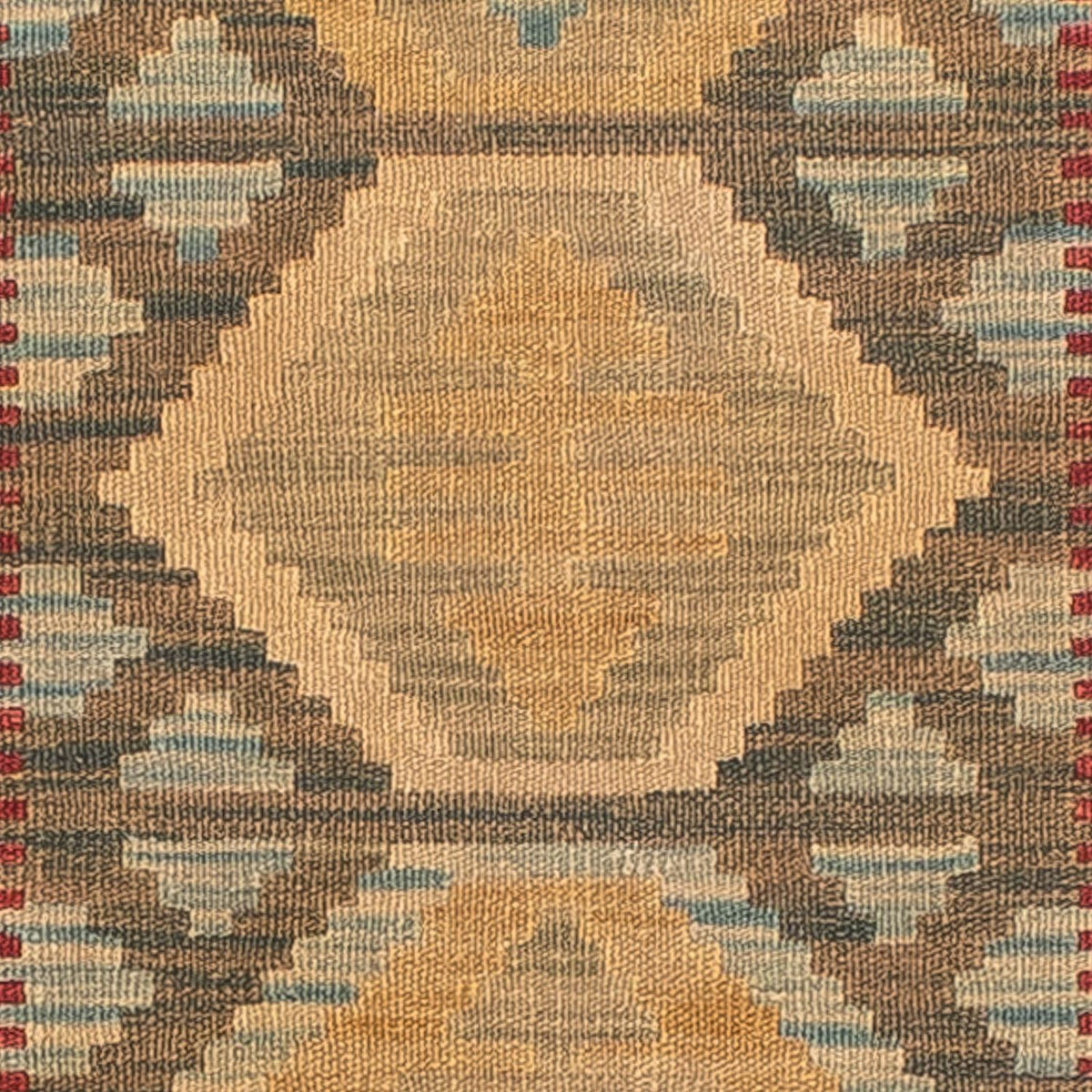 Alfombra de pasillo Alfombra Kelim - Splash - 295 x 76 cm - multicolor