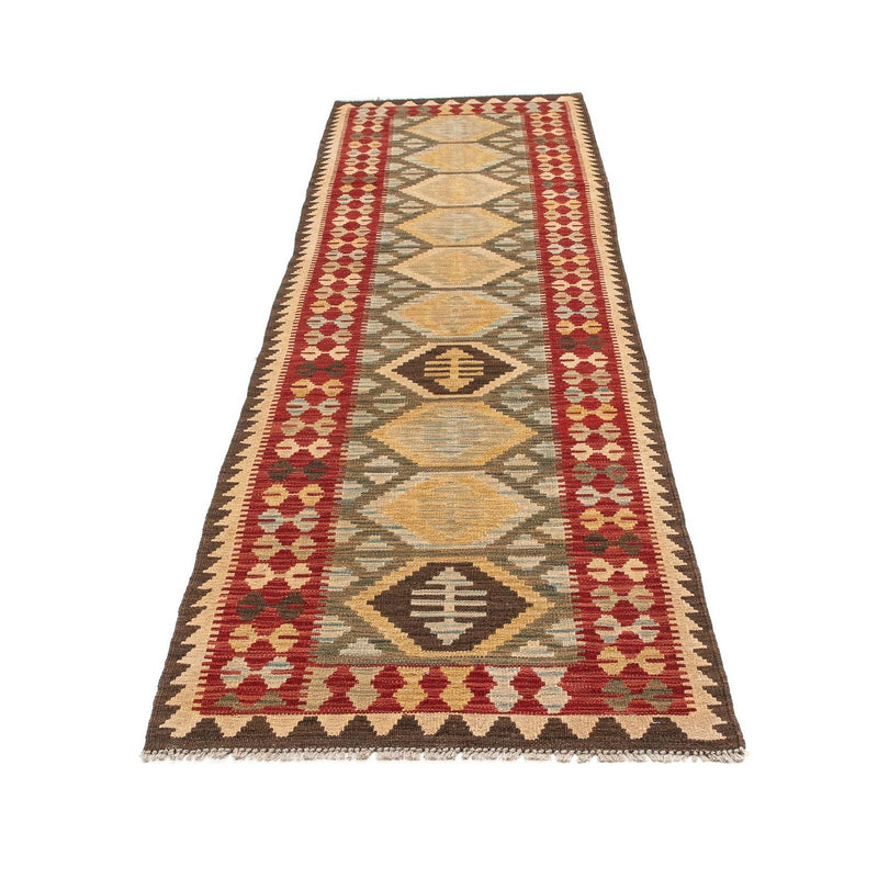 Alfombra de pasillo Alfombra Kelim - Splash - 295 x 76 cm - multicolor