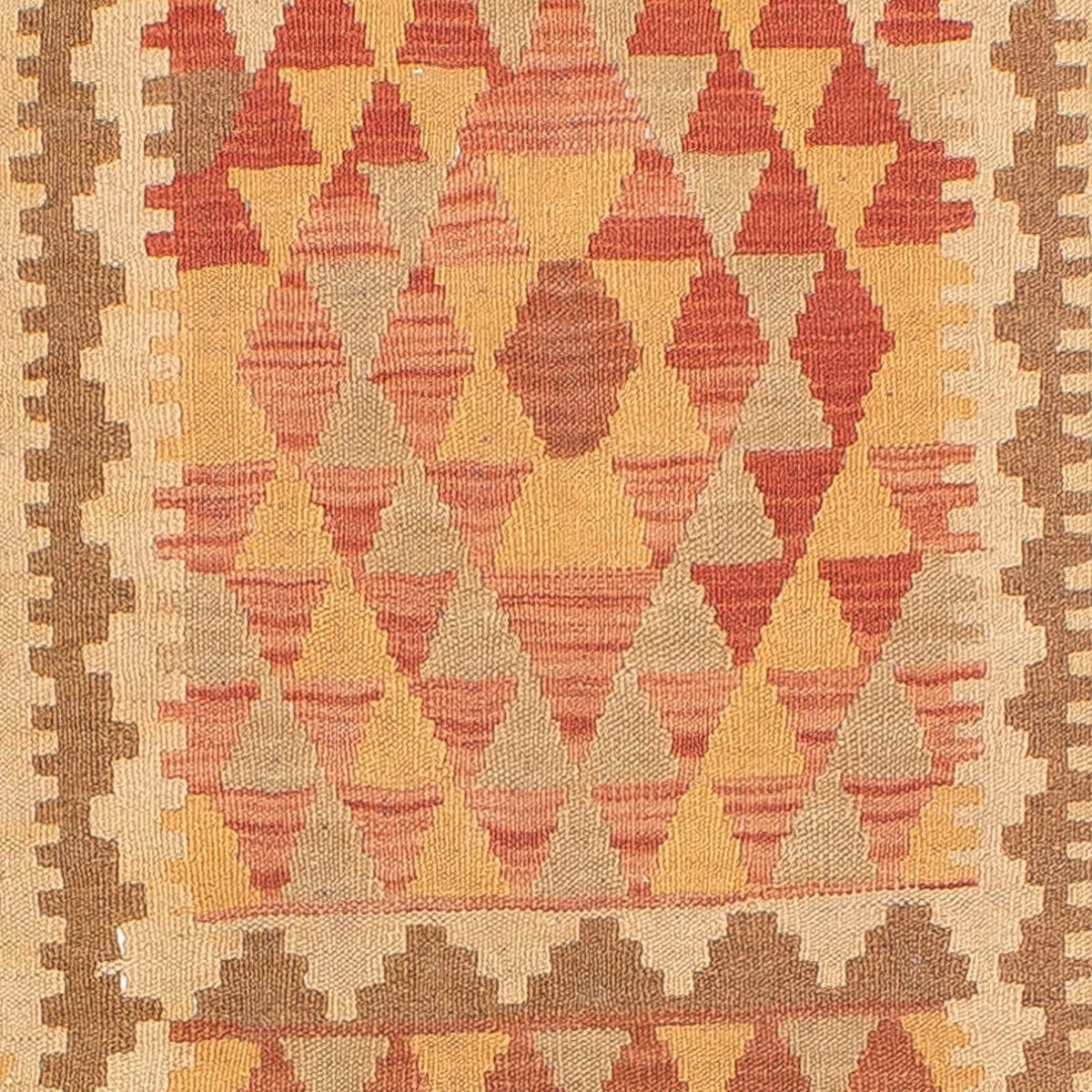 Alfombra de pasillo Alfombra Kelim - Splash - 405 x 85 cm - multicolor