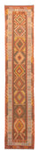 Alfombra de pasillo Alfombra Kelim - Splash - 435 x 86 cm - multicolor