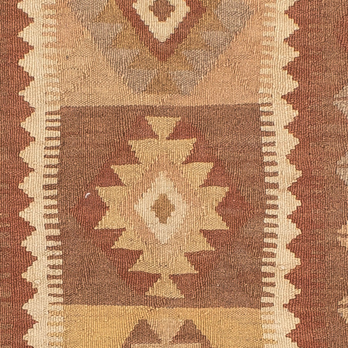 Alfombra de pasillo Alfombra Kelim - Splash - 284 x 79 cm - multicolor