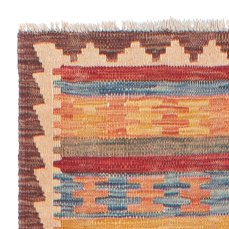 Alfombra de pasillo Alfombra Kelim - Splash - 288 x 69 cm - multicolor