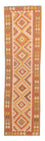 Alfombra de pasillo Alfombra Kelim - Splash - 298 x 80 cm - multicolor