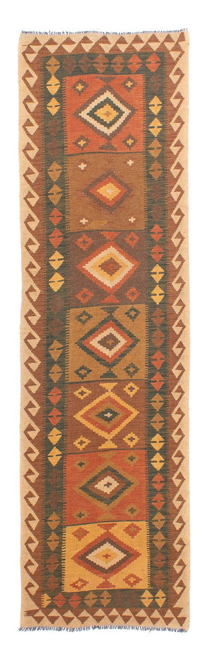 Alfombra de pasillo Alfombra Kelim - Splash - 297 x 82 cm - multicolor