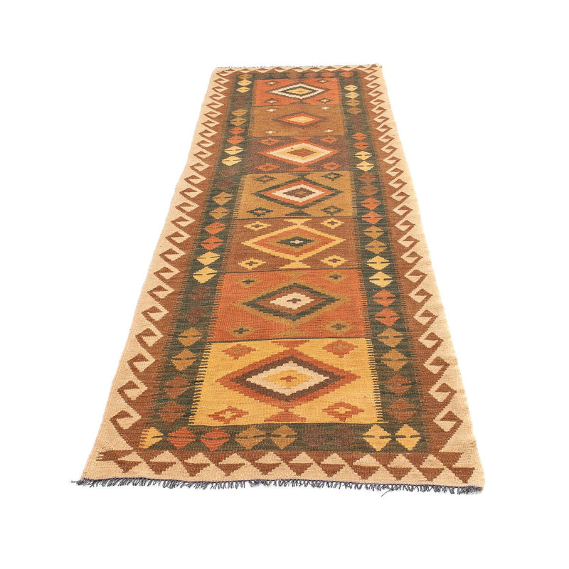 Alfombra de pasillo Alfombra Kelim - Splash - 297 x 82 cm - multicolor